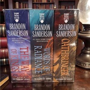 Brandon Sanderson Box Set The Stormlight Archive Books 1,2,3 NWT Sealed Fantasy